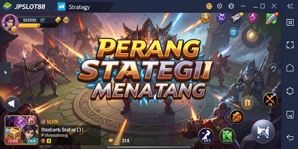 Screenshot antarmuka JPSLOT88 menampilkan strategi dan taktik yang mendebarkan.