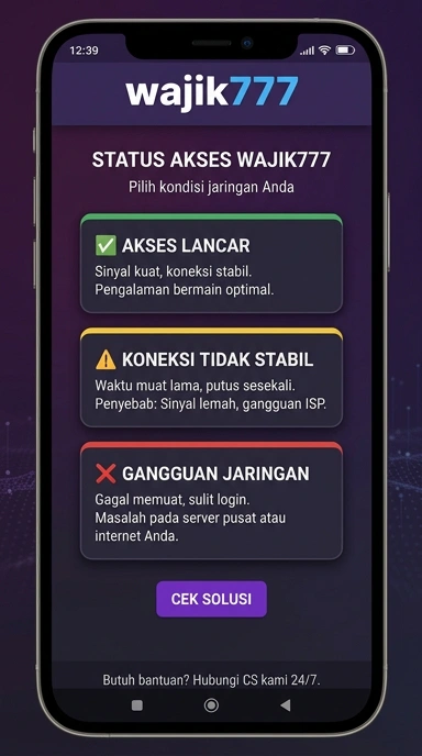 Halaman Link Alternatif wajik777 untuk Pengguna Android